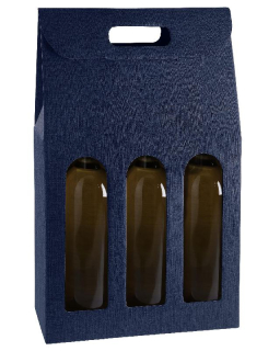 Krabička na 3 vína / s držákem